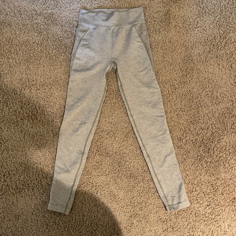 Green gym shark flex leggings